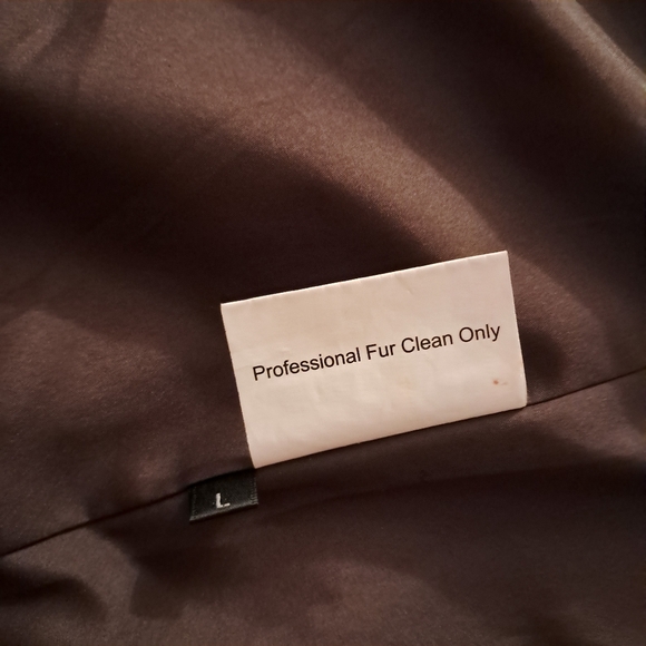 Blue Duck Coat Women's Large L Brown Insulated Layered Cozy Rabbit Fur Winter - Picture 14 of 15